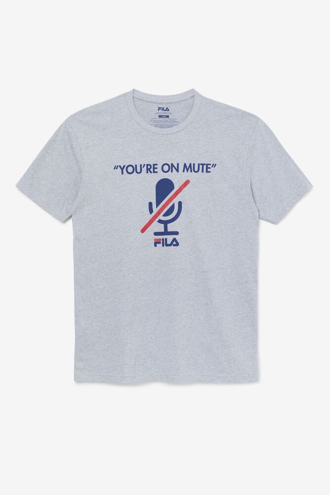 Tricou Fila Barbati Gri You're On Mute YWZP-56472